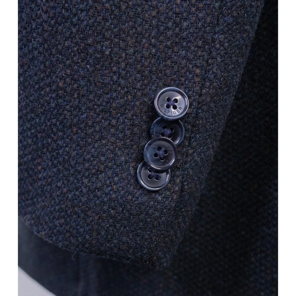 TOMMY HILFIGER Mens Wool Blazer Sport Coat Casual Jacket Size 58L Classic